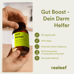 Flasche reeleef Gut Boost. Neem Pulver in Neem Kapseln gepresst zur Diät Unterstützung und Detox