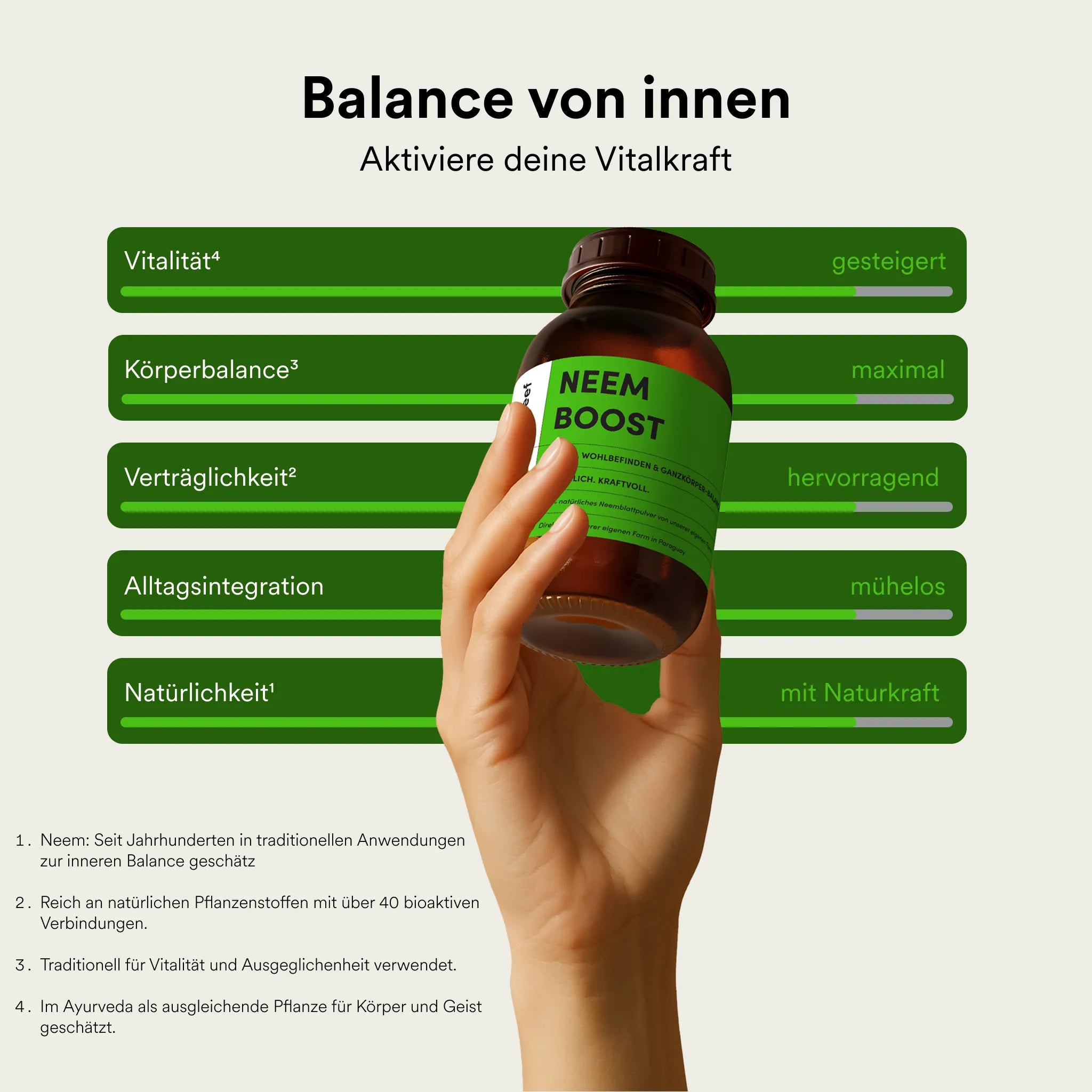 Neem Boost -  Vegane Neem Kapseln - reeleef